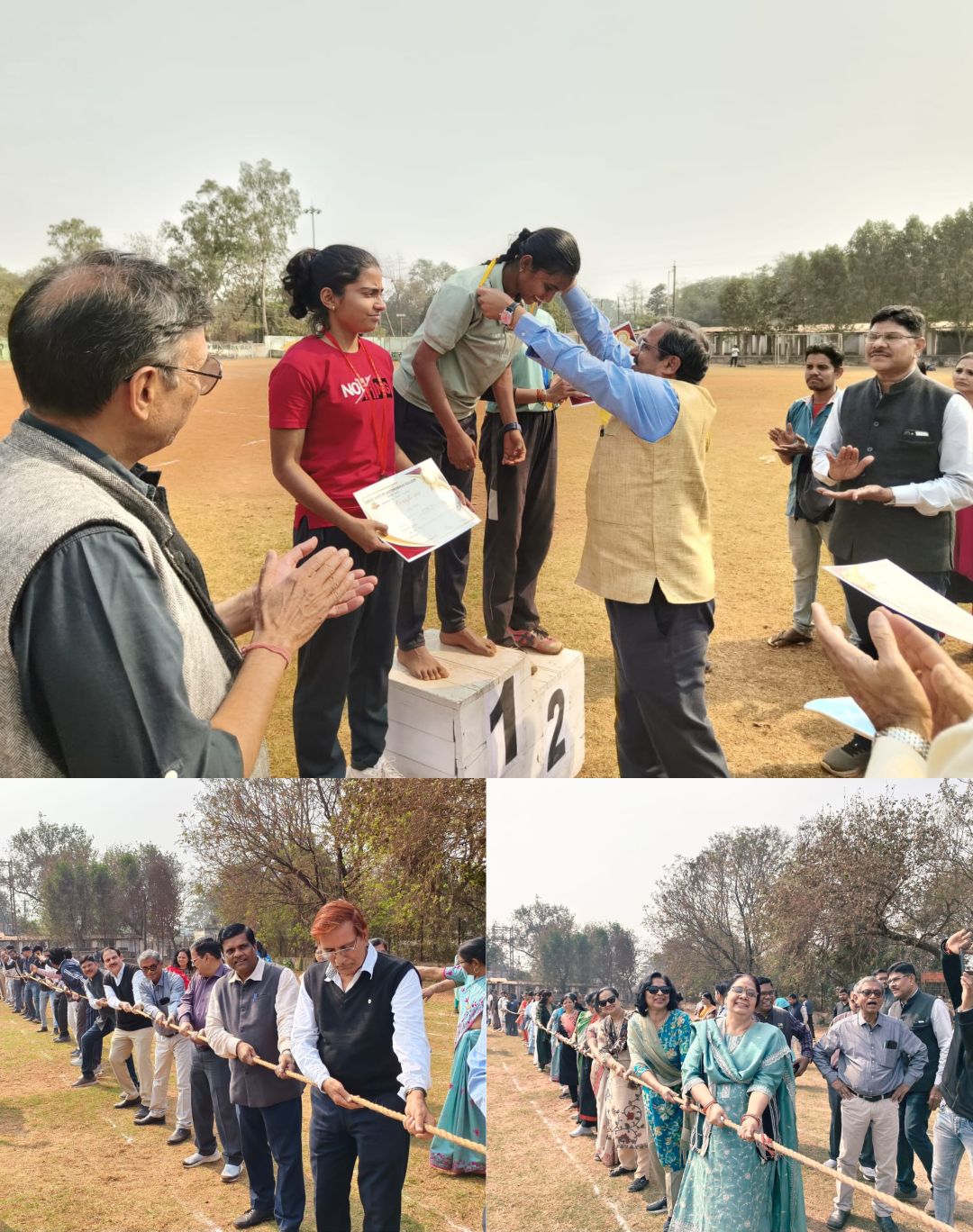 साईंस कालेज, दुर्ग में वार्षिक खेलकूद प्रतियोगिता 2025-26 का भव्य आयोजन