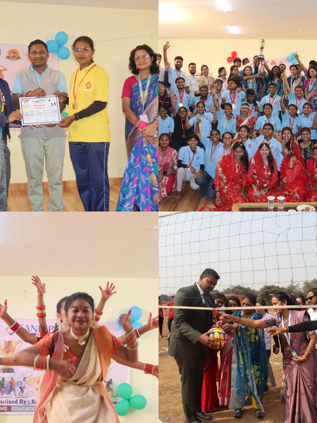 संदीपनी अकादमी में तीन दिवसीय वार्षिक खेल महोत्सव 2026 का भव्य आयोजन संपन्न